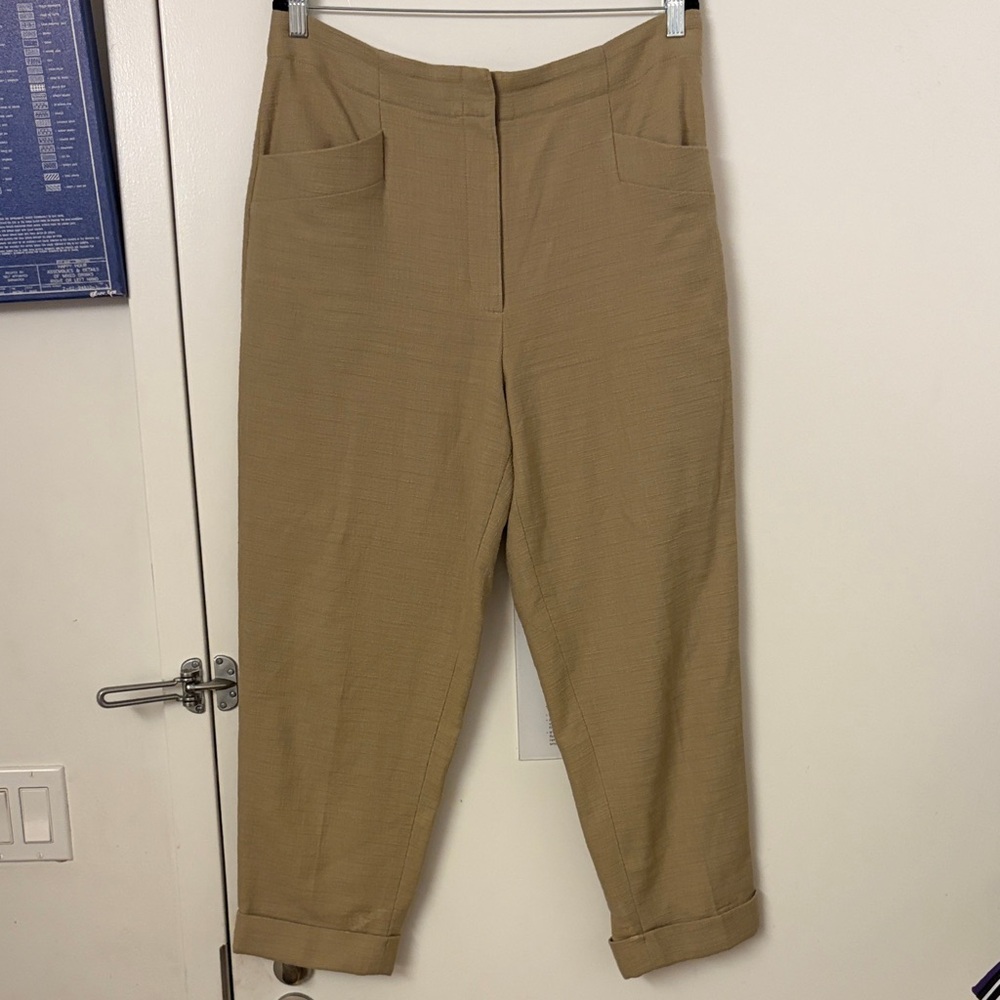 Club Monaco Beige Textured Pants
